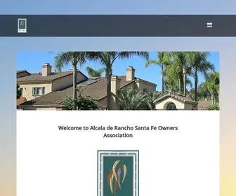 Alcalahoa.com(Alcala De Rancho Santa Fe) Screenshot