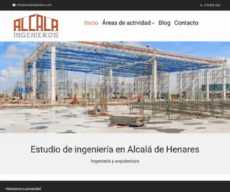Alcalaingenieros.es(Estudio de ingeniería) Screenshot