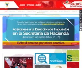 Alcaldiasoacha.gov.co(Alcaldía) Screenshot
