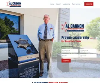 Alcannon.com(Al Cannon Charleston County Sheriff) Screenshot