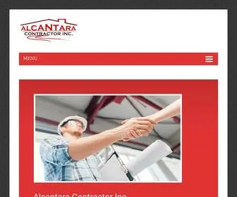 Alcantaracontractor.com(Alcantara Contractor Inc) Screenshot