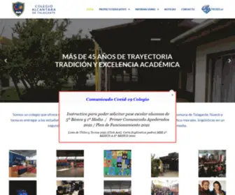 Alcantaratalagante.cl(Colegio Alcantara Talagante) Screenshot