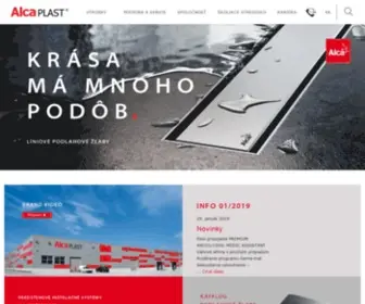 Alcaplast.sk(Sanitární technika Alca plast) Screenshot