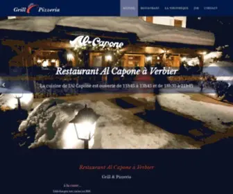 Alcapone-Verbier.com(Restaurant Al Capone) Screenshot