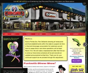Alcapones.com(Orlando's best dinner show deal) Screenshot