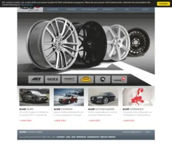Alcar-Wheels.com(Stahlfelgen und Alufelgen von ALCAR) Screenshot