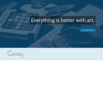 Alcassidyart.com(Everything's better with art) Screenshot