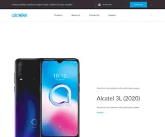 Alcatel-Mobile.com(Alcatel Mobile) Screenshot