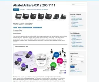 Alcatelankara.com(Alcatel Ankara) Screenshot