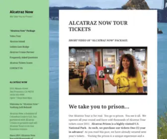 Alcatraznow.com(ALCATRAZ NOW TOUR TICKETS) Screenshot