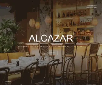 Alcazar.fr(Venez découvrir notre restaurant et son jardin d'intérieur) Screenshot