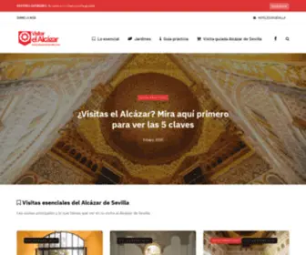 Alcazardesevilla.com(Alcázar de Sevilla) Screenshot