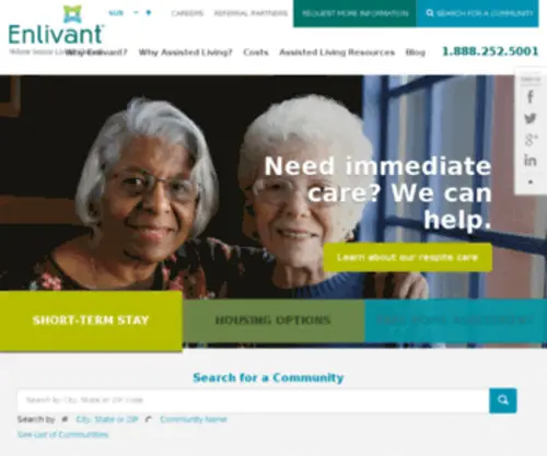 Alcco.com(Assisted Living Community) Screenshot