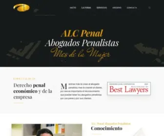 ALC.com.ve(ALC Abogados Penalistas) Screenshot