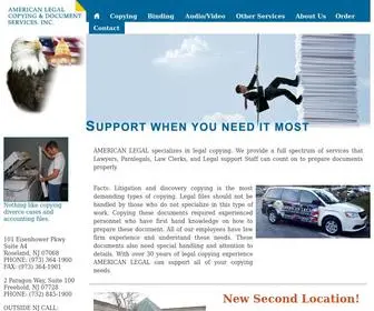 AlCDsi.com(American Legal Copying & Document Services) Screenshot