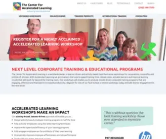 Alcenter.com(The Center for Accelerated Learning) Screenshot