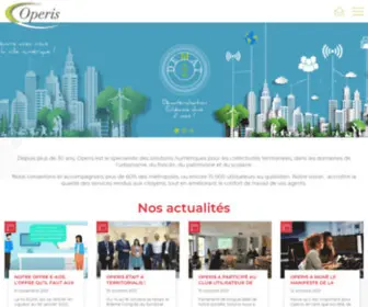 Alcer.com(OPERIS : spécialiste des solutions numériques pour les collectivités territoriales) Screenshot