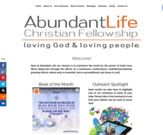 AlcFnow.org(Here at Abundant Life our mission) Screenshot