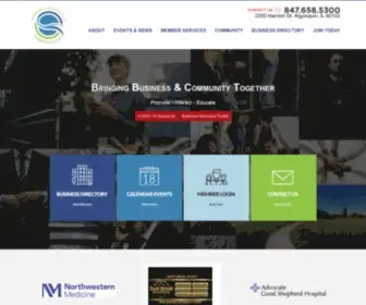 Alchamber.com(Algonquin/LITH Chamber of Commerce) Screenshot