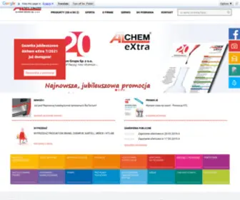 Alchem.eu(Alchem Grupa Sp) Screenshot