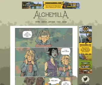 Alchemillacomic.com(Chapter 7 Cover) Screenshot