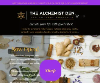 Alchemistden.com(The Alchemist Den) Screenshot