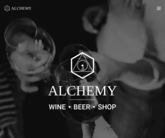 Alchemybuffalo.com(Alchemy Wine & Beer) Screenshot