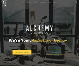 Alchemycreative.co(Your Local Marketing Source) Screenshot