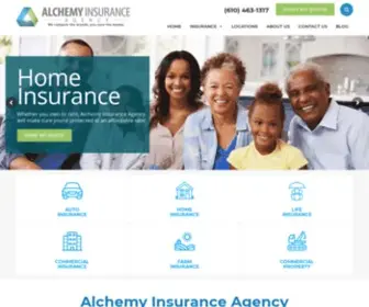Alchemyinsurance.com(Alchemy Insurance agency) Screenshot