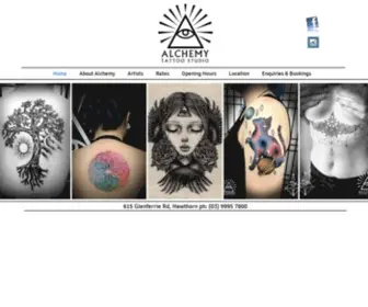 Alchemytattoo.com.au(Alchemy Tattoo Studio Melbourne) Screenshot