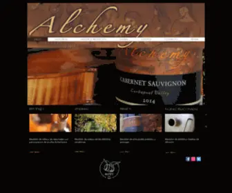 Alchemywines.cl(Agricola alchemysta) Screenshot