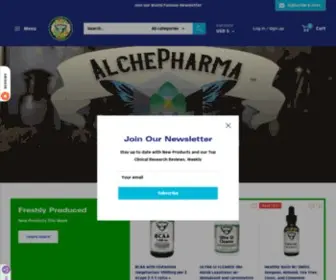 Alchepharma.com(Primary supplier of Nutritional Supplements since 201) Screenshot