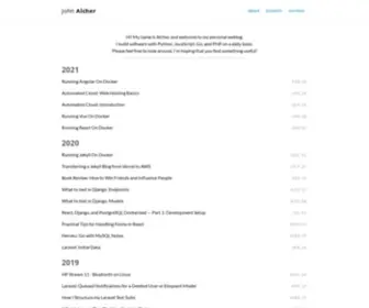 Alcher.dev(Alcher) Screenshot