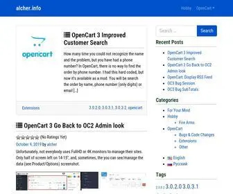 Alcher.info(Just another WordPress site) Screenshot
