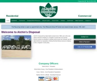 Alchinsdisposal.com(Alchin's Disposal) Screenshot