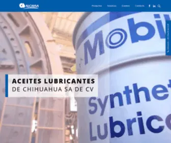 Alchisa.net(Aceites Lubricantes de Chihuahua) Screenshot