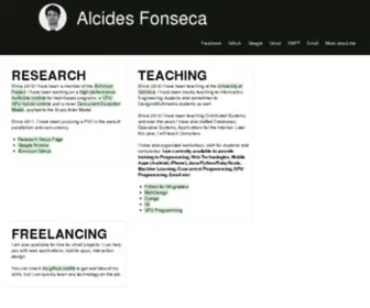 Alcidesfonseca.com(Alcides Fonseca) Screenshot