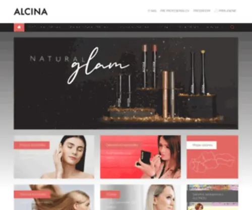 Alcina.sk(Pleťová a vlasová kozmetika pre ženy) Screenshot