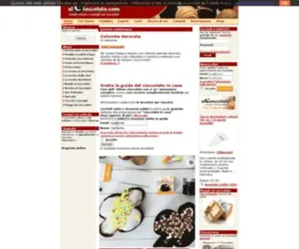 Alcioccolato.com(Ricette e Notizie sul mondo del Cioccolato) Screenshot
