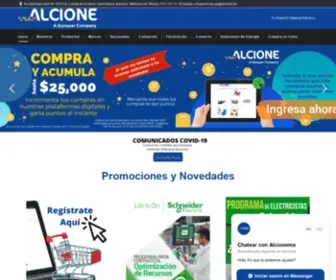 Alcione.mx(Alcione Empresa lider en venta de Material eléctrico a nivel nacional) Screenshot
