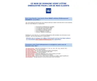 Alcis-Groupe.com(Hébergement) Screenshot