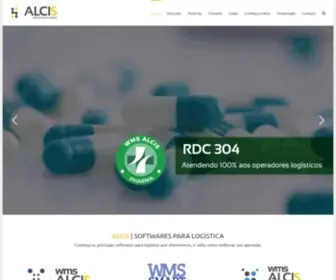 Alcis.com.br(Softwares para Logística) Screenshot
