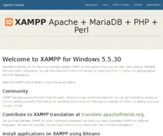 Alcloadconfirmation.com(XAMPP) Screenshot