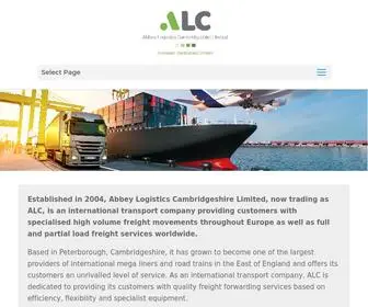 Alclogistics.co.uk(Abbey Logistics Cambridgeshire) Screenshot