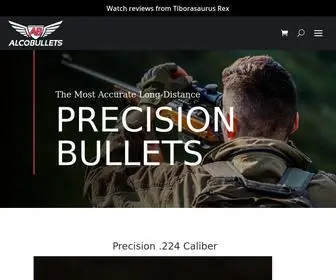 Alcobullets.com(Precision Bullets For Long Range Shooters) Screenshot