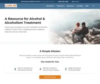 Alcohol.org(Alcohol & Drug Rehab Centers) Screenshot