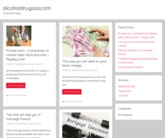 Alcoholdrugsos.com(Online Payday Loans Bad Credit Direct Lender) Screenshot