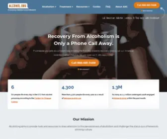 Alcoholic.org(Alcohol Treatment) Screenshot