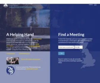 Alcoholics-Anonymous.org.uk(Alcoholics Anonymous) Screenshot