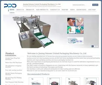 Alcoholswabsmachines.com(Alcohol Swabs packaging machine) Screenshot